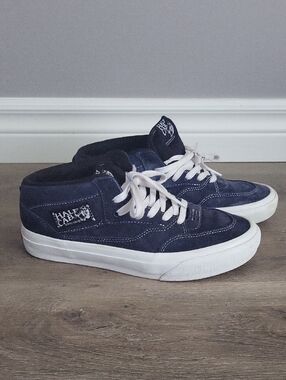 Vans Skate Half Cab Navy Suede Unisex-Women’s 8.5/Men's 7